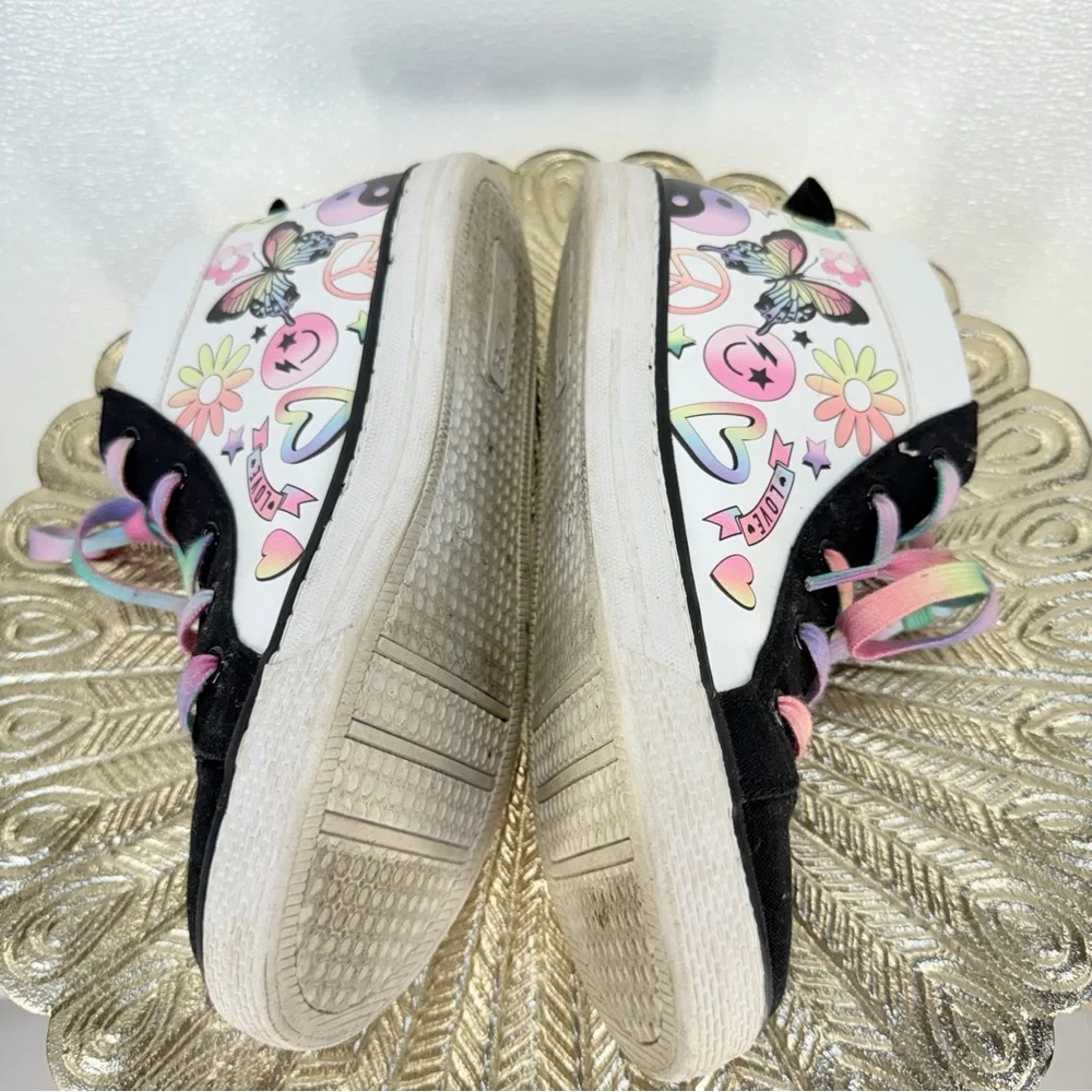 The Children’s Place‎ Girls High Top Sneakers Hearts Size 4